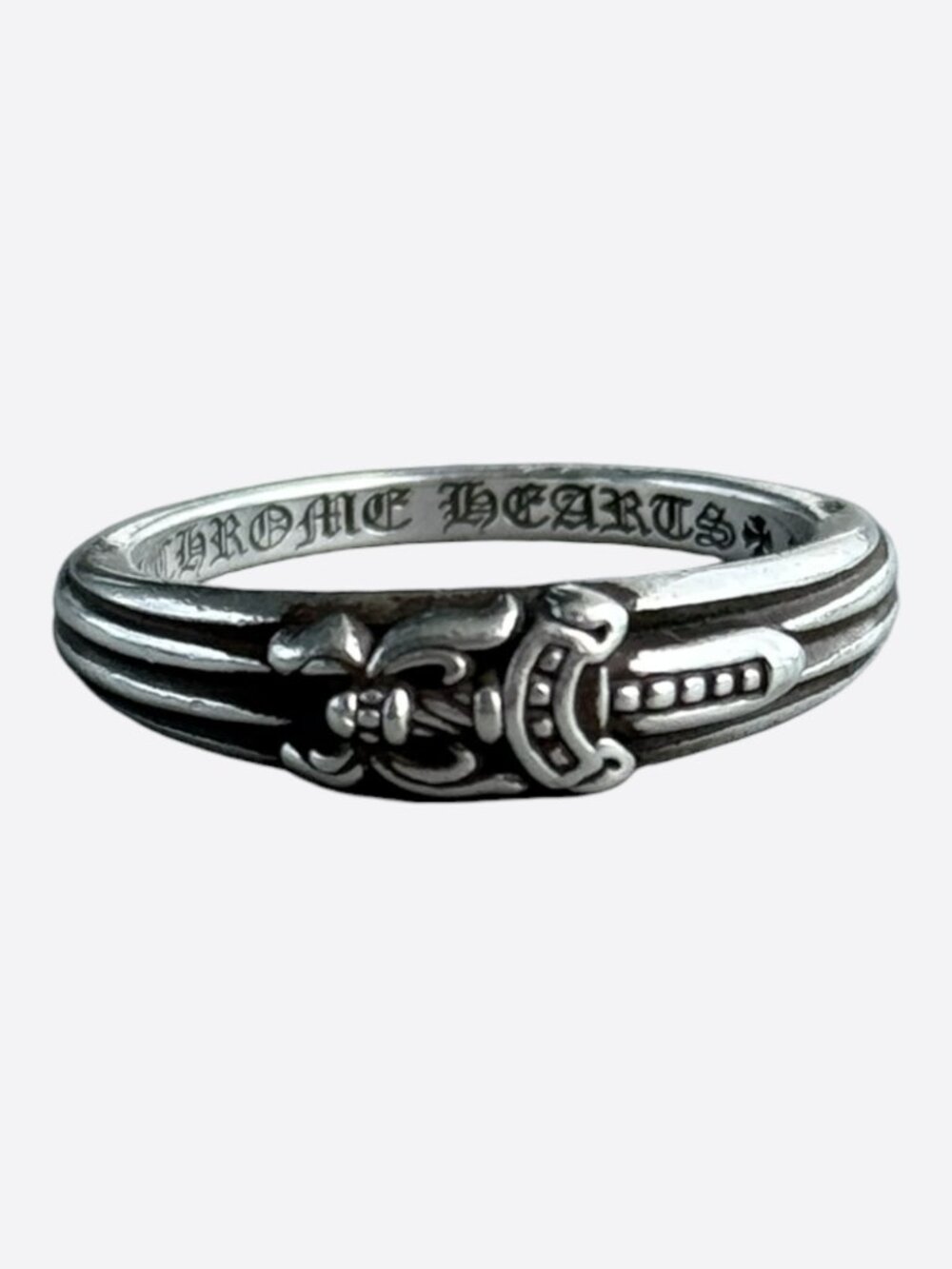 Chrome Hearts Silver Baby Dagger Ring